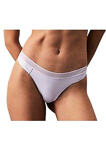 Dámská tanga Calvin Klein QF6307E lavender blue