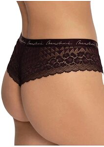 Krajková tanga pro ženy Marc & André W24-0691 bordo