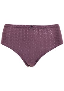 Bavlněné kalhotky Andrie PS 1040 tmavě fialové