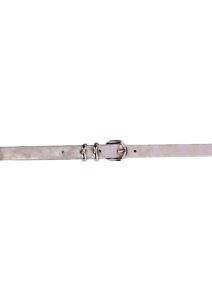 Dámský úzký pásek GZ-1969 stříbrný 85 cm