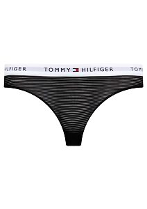 Dámské kalhotky Tommy Hilfiger z elastické pleteniny UW0UW05531 černé