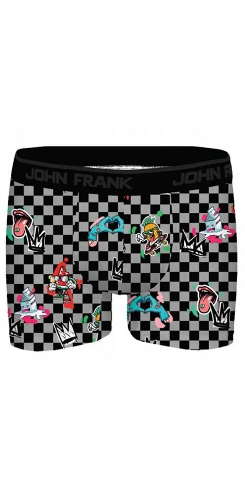 Boxerky pro muže John Frank JFBD364 King Checker