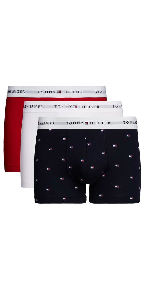 Boxerky Trunk Tommy Hilfiger Signature Cotton Essentials 3 pack UM0UM02768 0W6