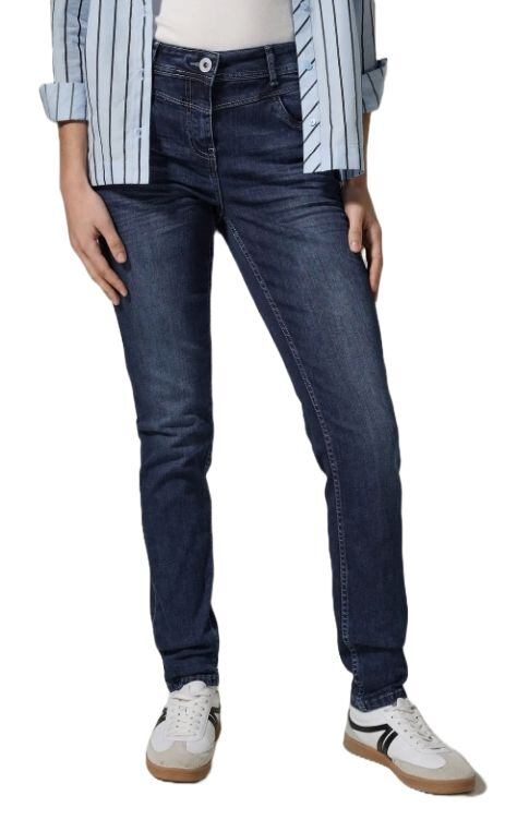 Dámské jeans střih Vicky Cecil 378387 dark blue