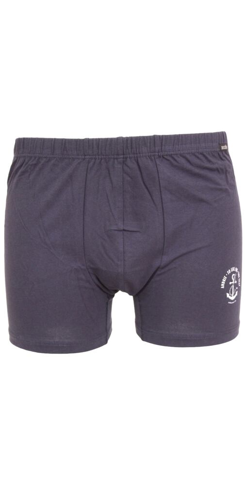 Pánské boxerky bavlna/lycra Andrie PS 5827 navy