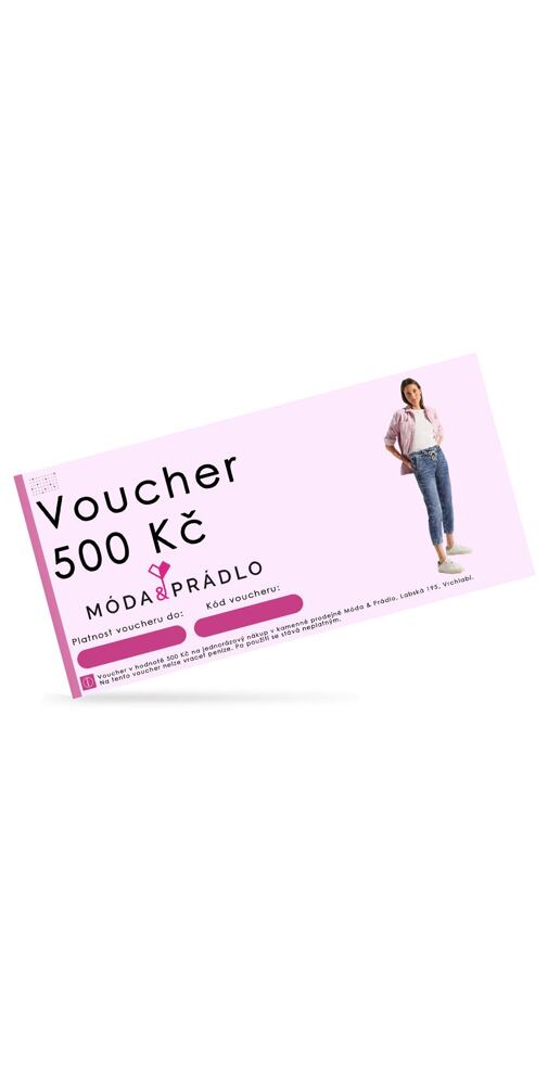 Voucher v hodnotě 500 Kč