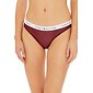 Dámská tanga Tommy Hilfiger z elastické pleteniny UW0UW05532 bordo