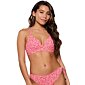 Dámské vyztužené bikiny LingaDore 7708TB/SB hot pink paisley