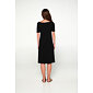 Elegantní letní šaty Vamp s krátkými rukávy 20512 černé