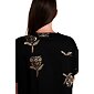 Dlouhé elegantní šaty Vamp s krátkými rukávy 20457 černé