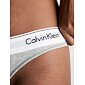 Dámská tanga Calvin Klein Black F3786E šedý melír