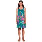 Květinové letní šaty Vamp bez rukávů 20422 zelené